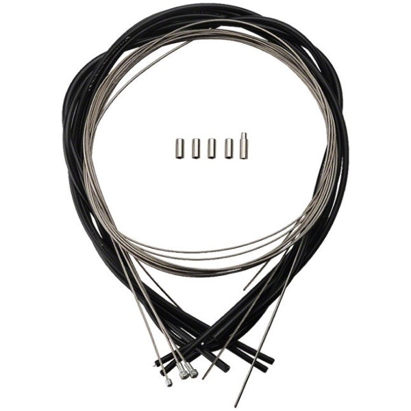 Ensemble de cables et gaines ULF, noir, pour 8 a 11 vitesses.- Campagnolo - CAM-CG-ER600