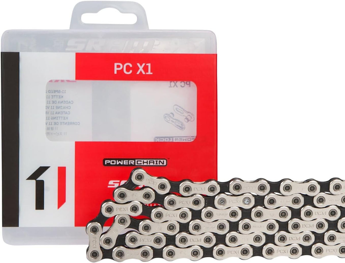 SRAM PC-X1 11S CHAIN SLV-BLK