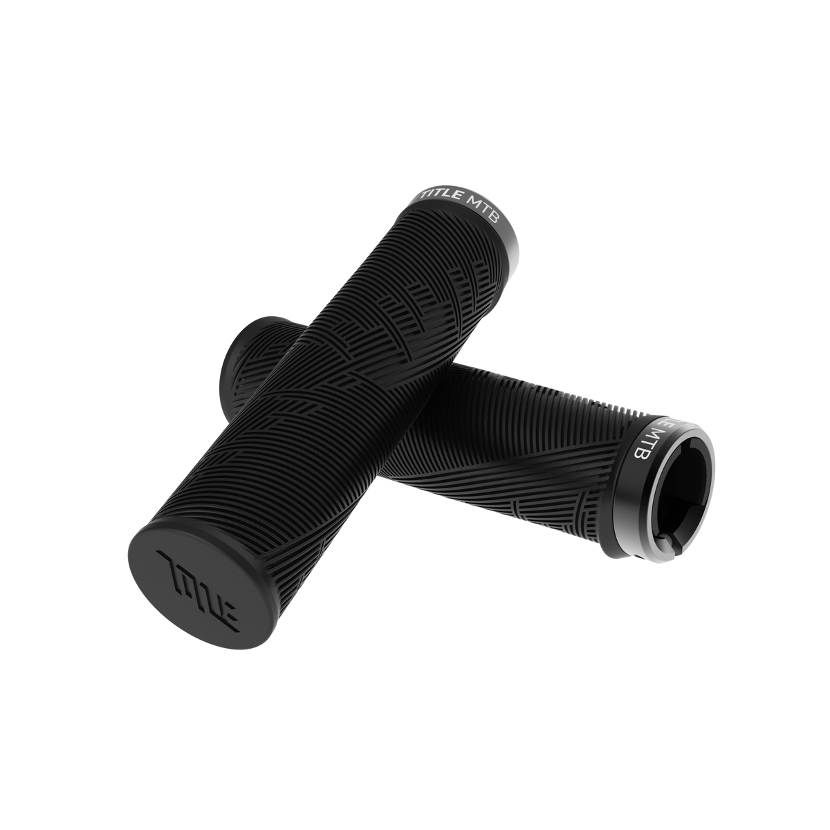 Title MTB FORM Lock-On Grips Noir with Chrome Clamp XL
