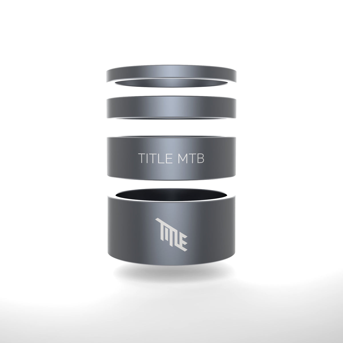 Title MTB Alloy entretoises de jeu de direction Pink