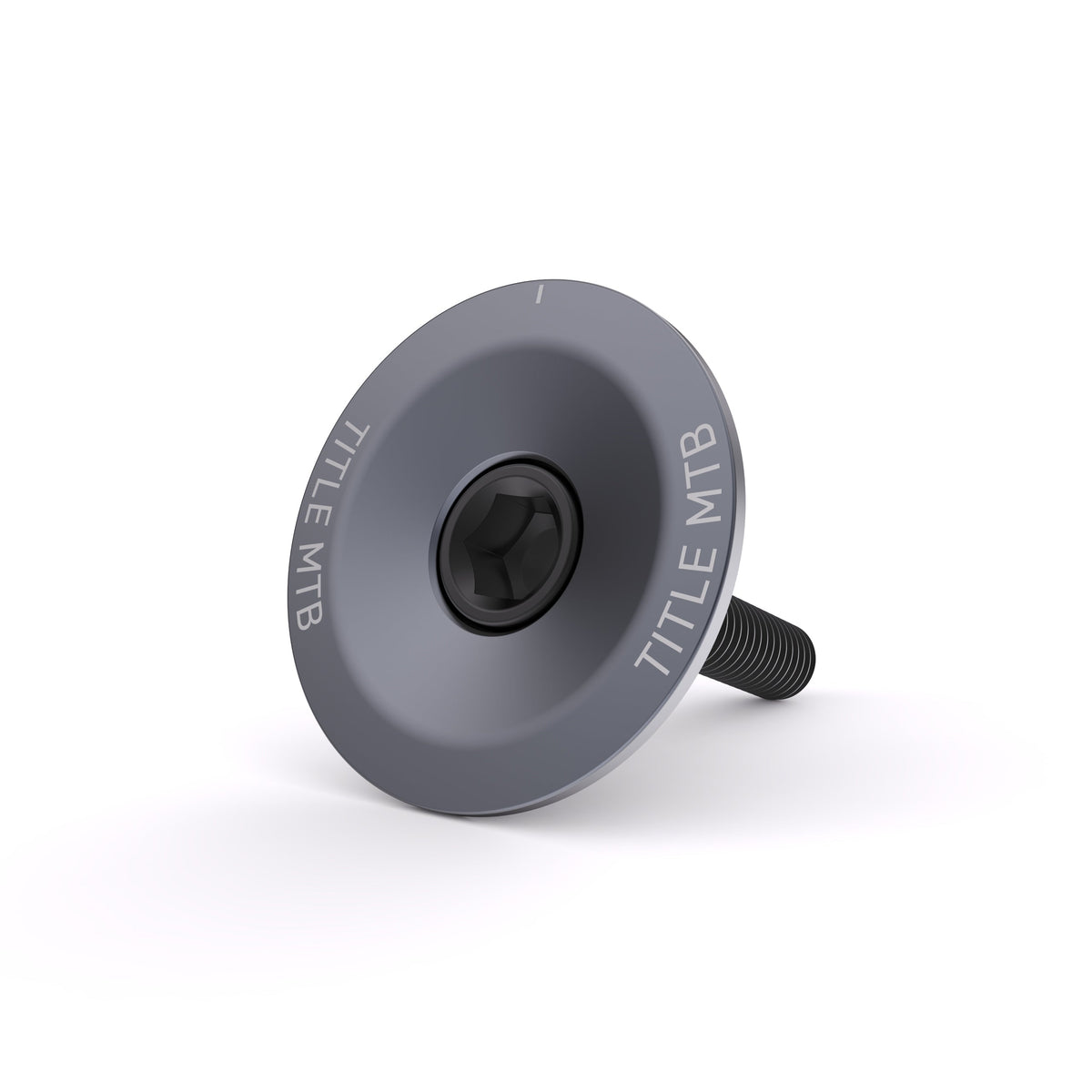 Title MTB Top Cap and Bolt Gold