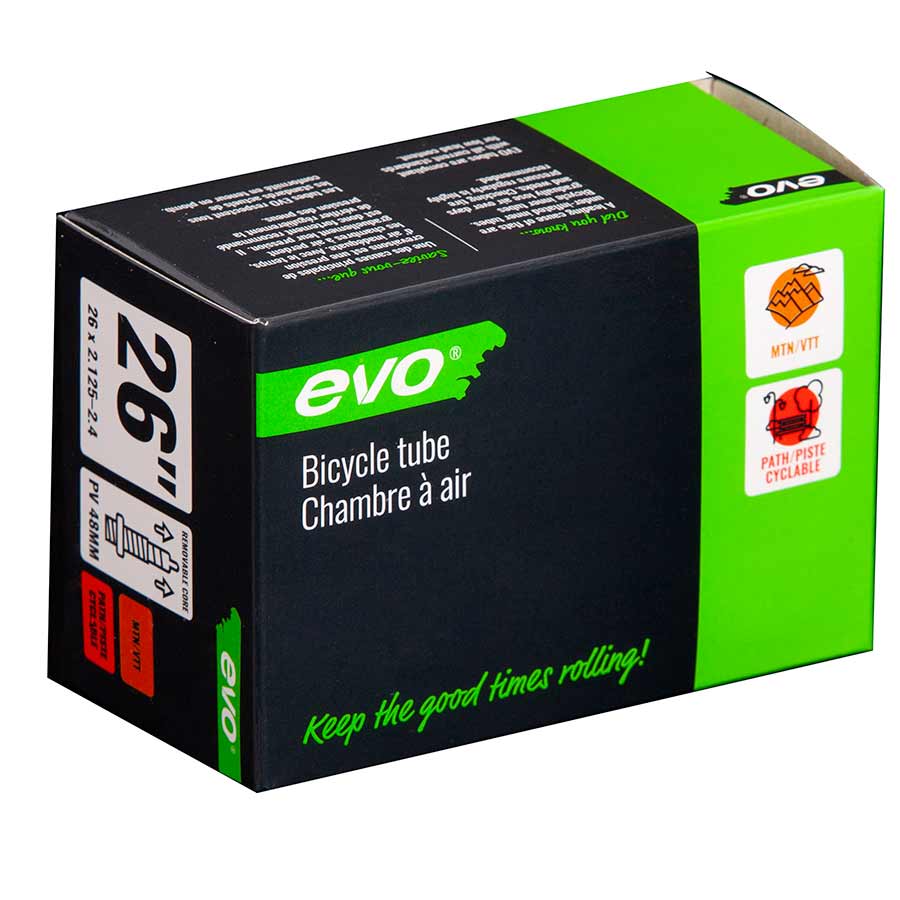 Evo Presta, Chambre à air, Presta, Longueur: 48mm, 26'', 2.125-2.40