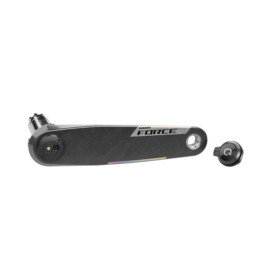 SRAM Force XPLR PM, Manivelle gauche avec essieu wattmètre, Vitesses: 12/13, Axe: 28.99mm, DUB, 170mm, Noir, Route