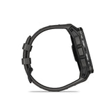 Garmin Instinct 3 50mm AMOLED, Montre, Couleur de la montre: Noir, Bracelet: Anthracite - Silicone