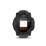 Garmin Instinct 3 50mm AMOLED, Montre, Couleur de la montre: Noir, Bracelet: Anthracite - Silicone
