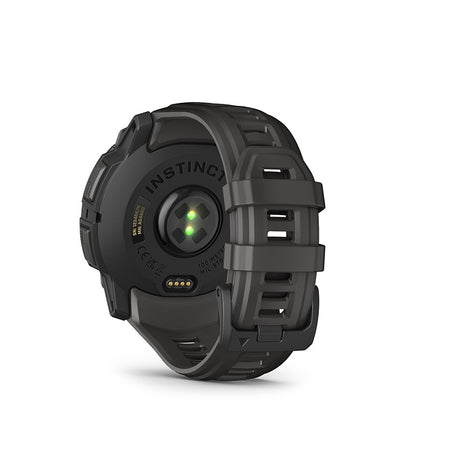 Garmin Instinct 3 50mm AMOLED, Montre, Couleur de la montre: Noir, Bracelet: Anthracite - Silicone