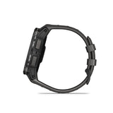 Garmin Instinct 3 50mm AMOLED, Montre, Couleur de la montre: Noir, Bracelet: Anthracite - Silicone