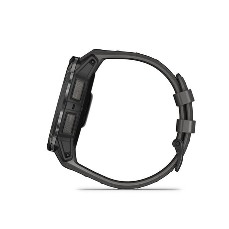 Garmin Instinct 3 50mm AMOLED, Montre, Couleur de la montre: Noir, Bracelet: Anthracite - Silicone