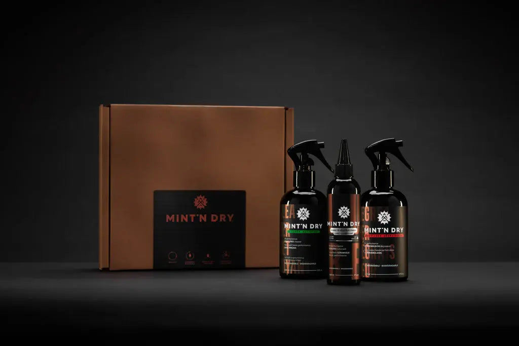 Mint'n Dry Ensemble de Nettoyage Vélo Électrique 3 produits - Accessoire