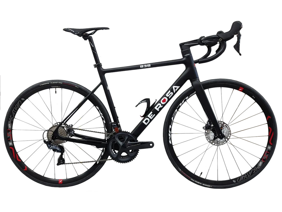 DeRosa 838 Cadre Black Matt 52 - Cadre route DeRosa