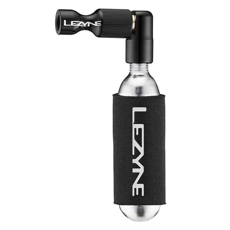 Lezyne Trigger Drive, Détendeur CO2, Avec filets, Presta, Schrader, Noir, 1x16g