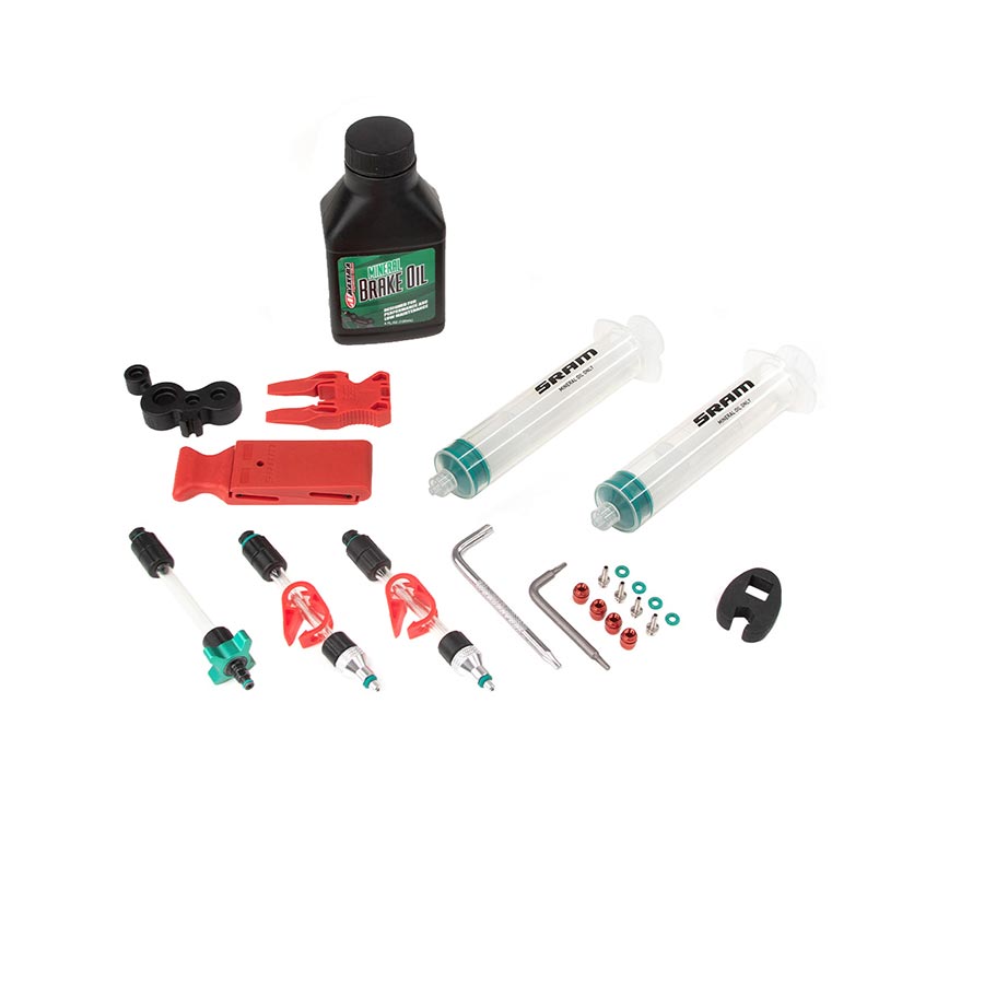SRAM Trousse de purge Mineral Oil v2, Avec huile