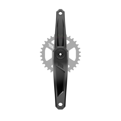 Title MTB CR1 Crank Arms - Black / 160mm