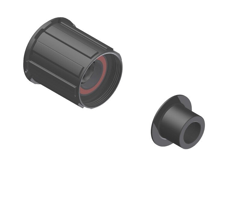 DT Swiss FREEHUB RATCHET SHIMANO W/12MM DS CAP Black