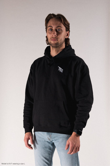 Title MTB Pullover Hoodie L Faded Bleu