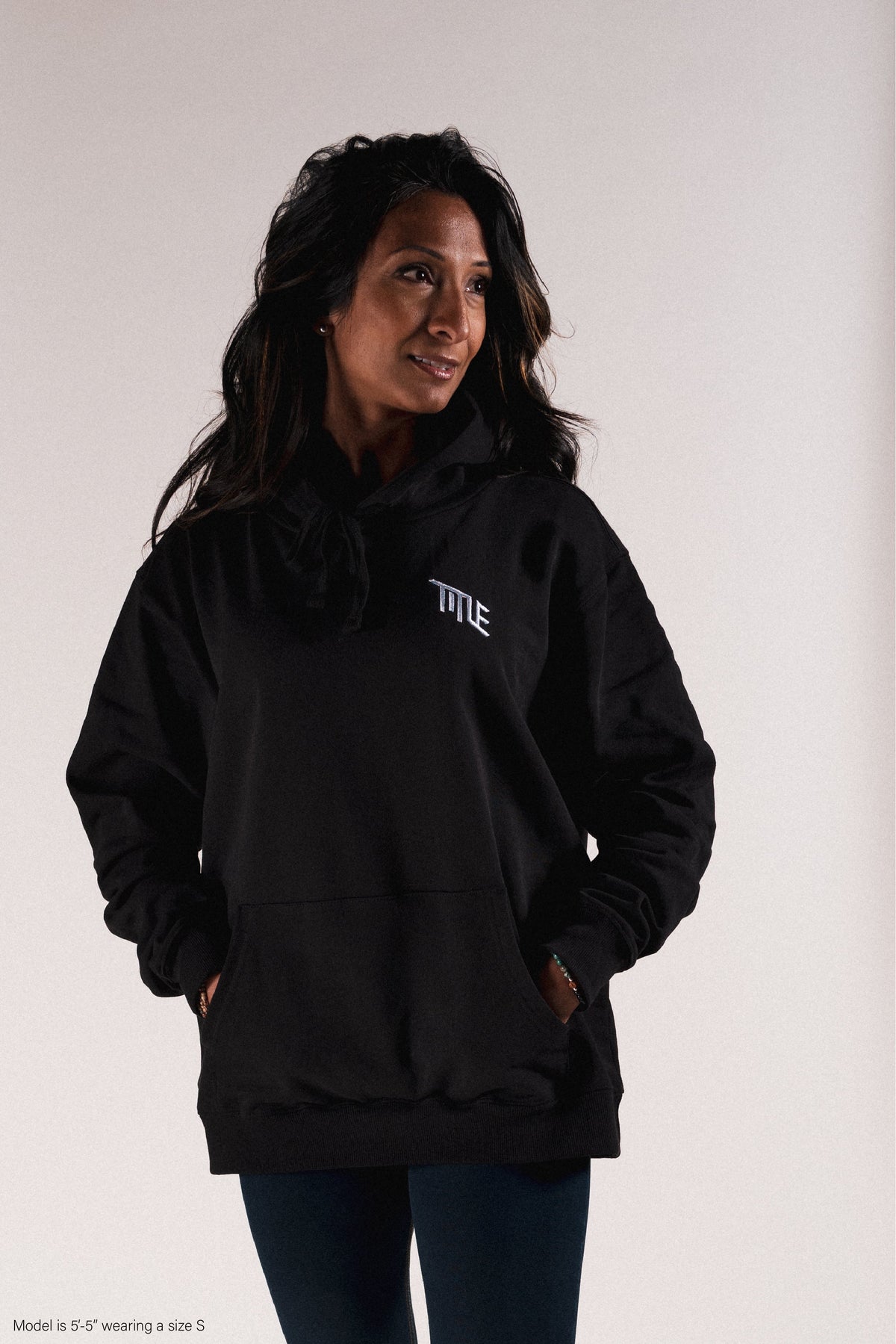 Title MTB Pullover Hoodie S Faded Bleu