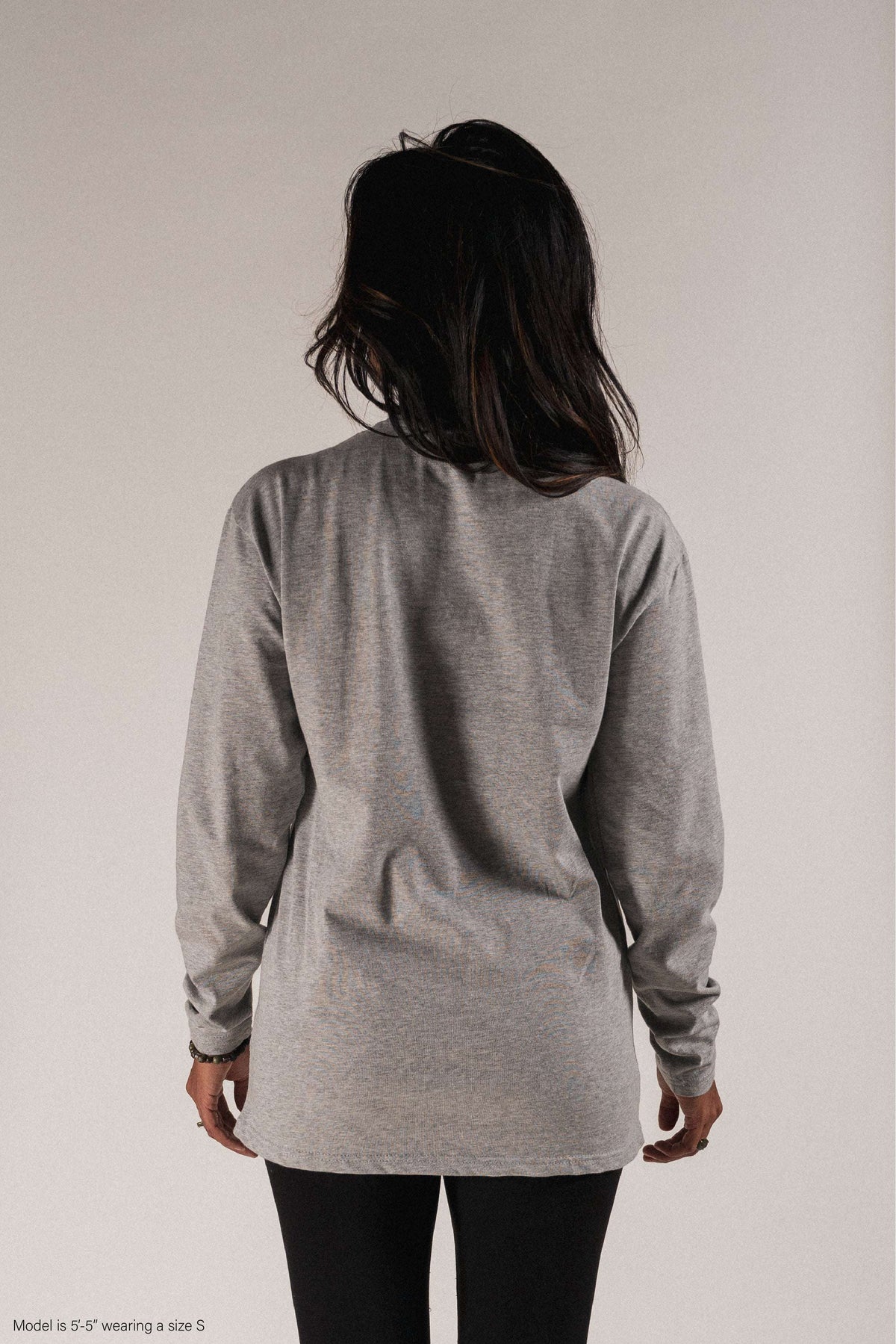 Title MTB Midweight Long Sleeve Shirt Heather Gris M