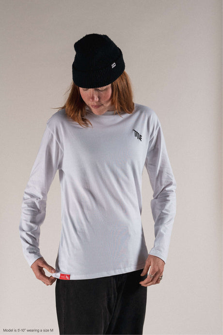 Title MTB Midweight Long Sleeve Shirt Heather Gris XL