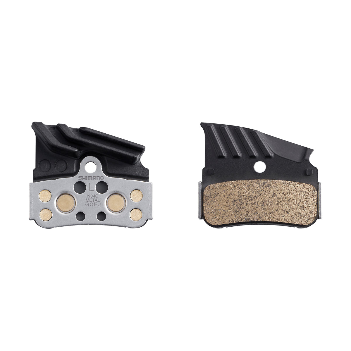 Shimano Plaquettes de Frein Métal (N04C) avec Ailette