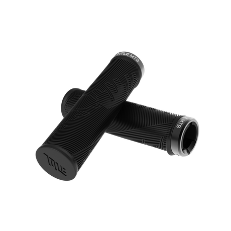 Title MTB FORM Lock-On Grips Noir with Chrome Clamp XL