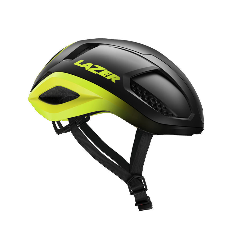 Lazer Vento KinetiCore Noir Flash Jaune - Casque