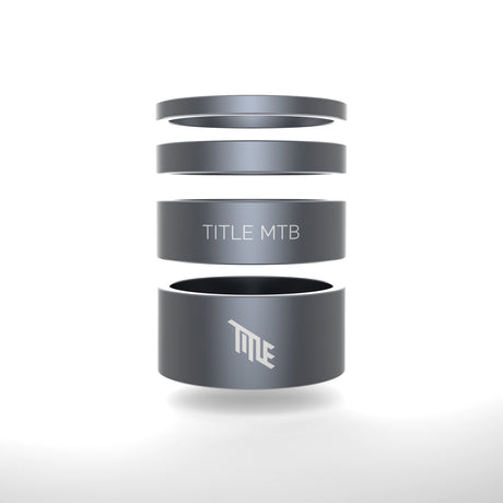 Title MTB Alloy entretoises de jeu de direction Pink