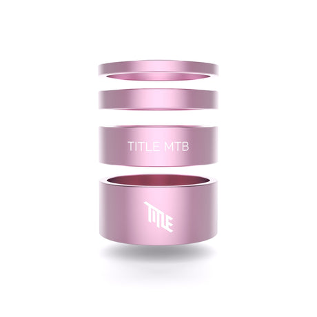 Title MTB Alloy entretoises de jeu de direction Gold