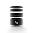 Title MTB Alloy entretoises de jeu de direction Noir
